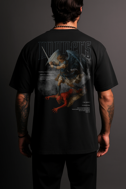 THE BATTLE 'LIMITED' TEE IN BLACK