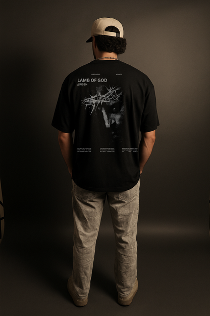 LAMB OF GOD "PREMIUM" TEE IN NOIR