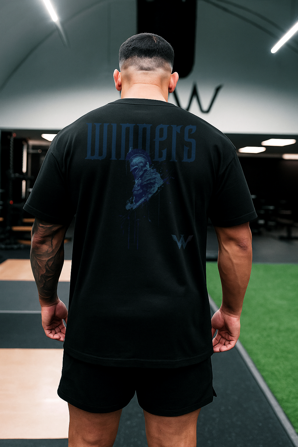 AZURE 'LIMITED' TEE IN BLACK