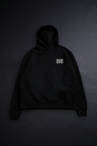UNBROKEN WILL "PREMIUM" OVERSIZED HOODIE IN NOIR