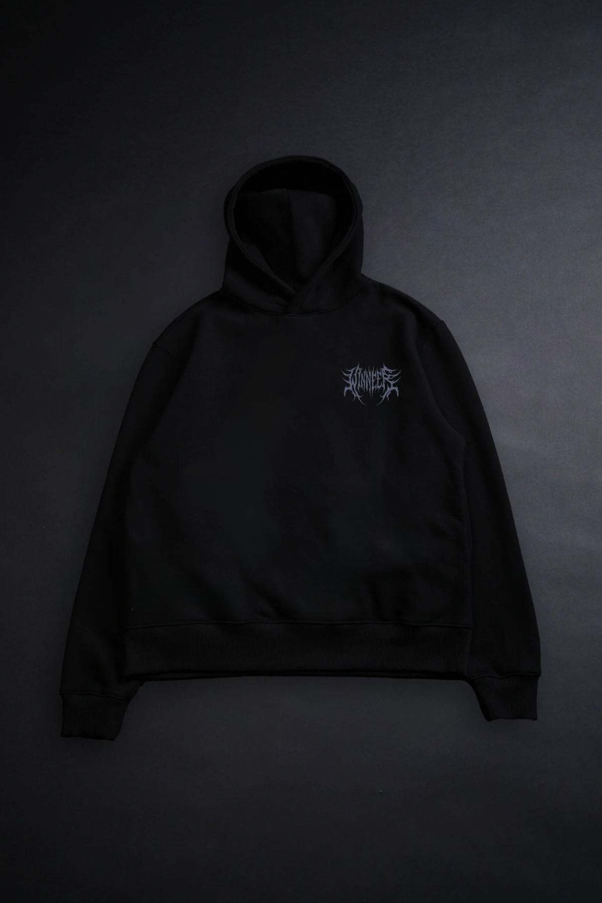 OMNI-MAN "PREMIUM" OVERSIZED HOODIE IN NOIR