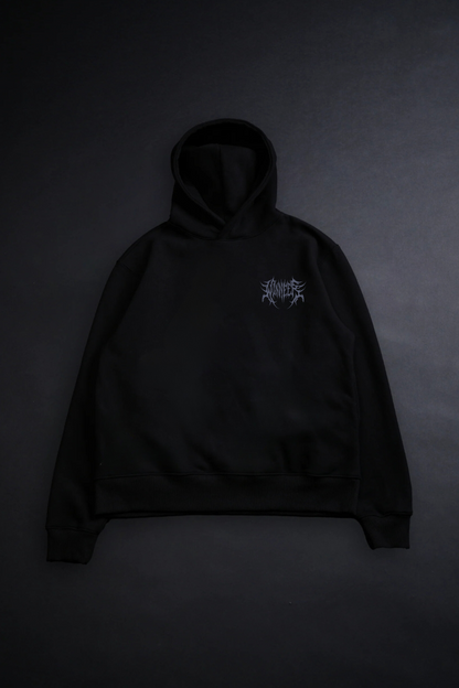 OMNI-MAN "PREMIUM" OVERSIZED HOODIE IN NOIR