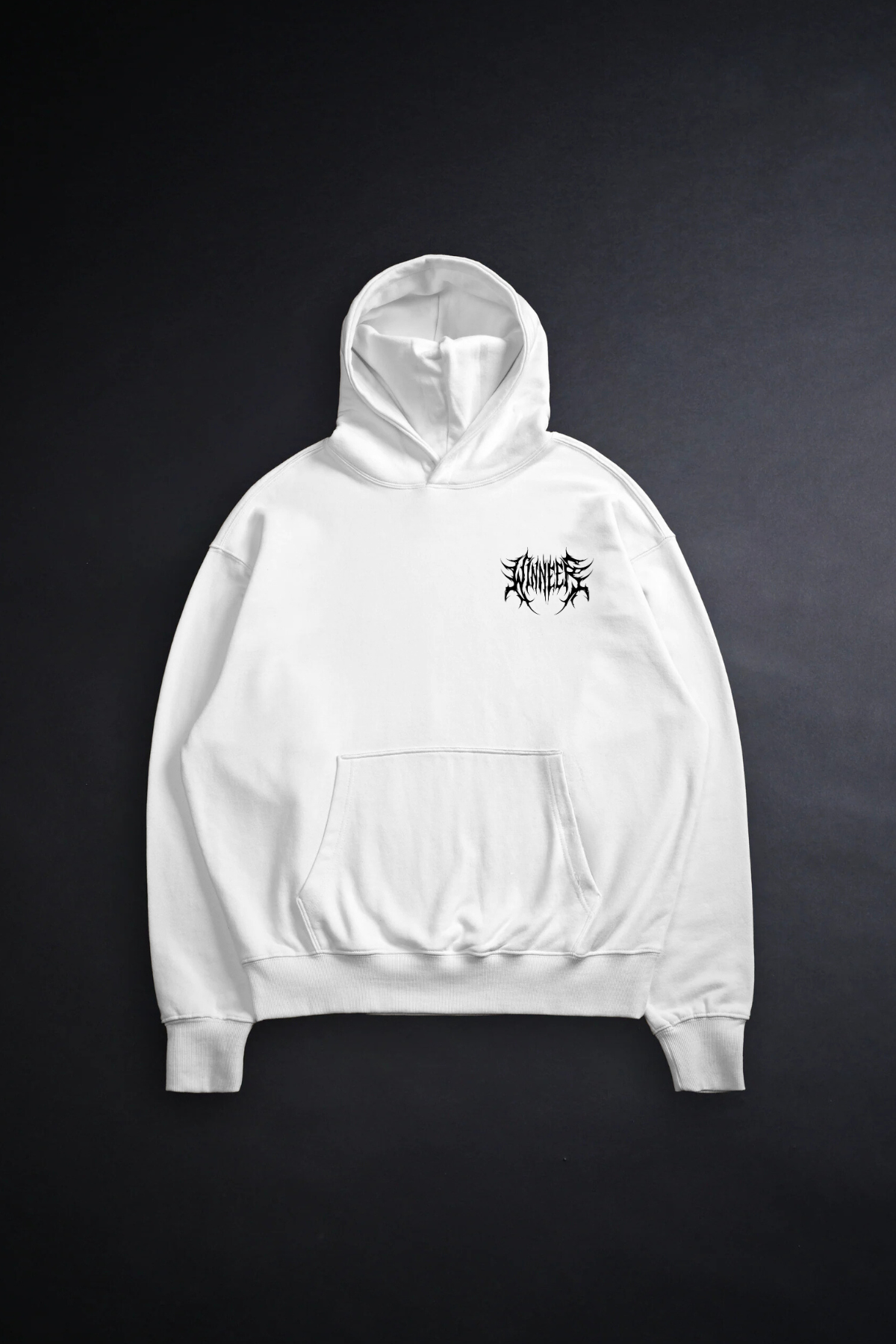 OMNI-MAN "PREMIUM" OVERSIZED HOODIE IN FROST