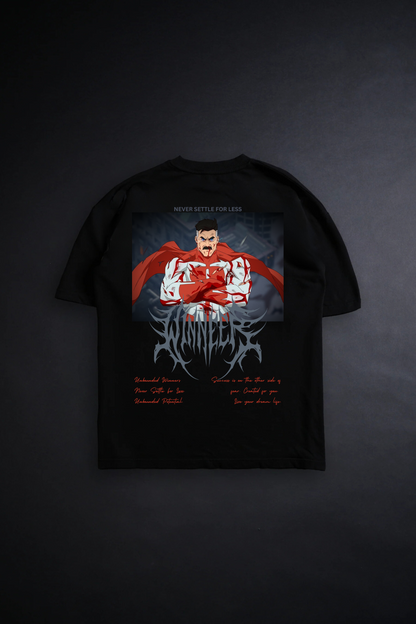OMNI-MAN "PREMIUM" TEE IN NOIR