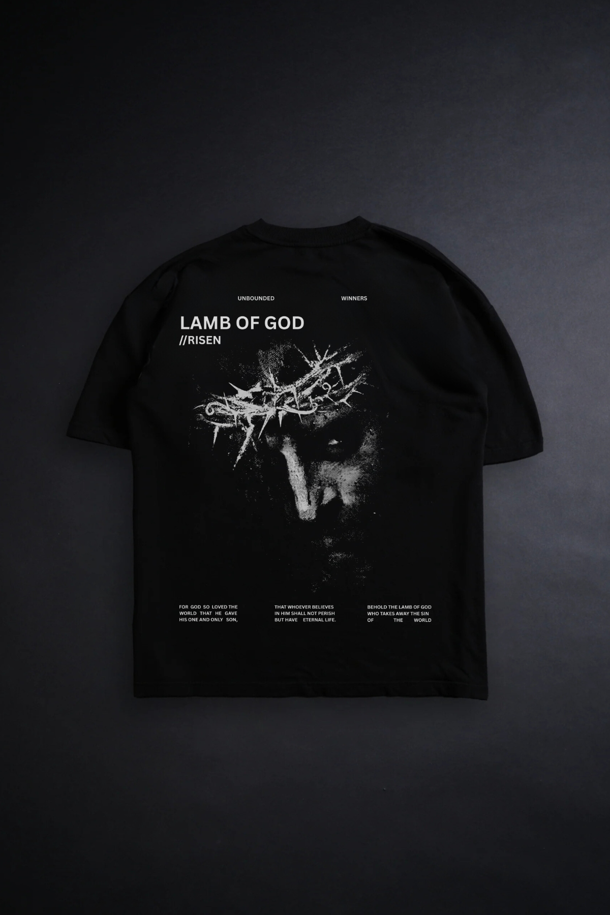 LAMB OF GOD "PREMIUM" TEE IN NOIR
