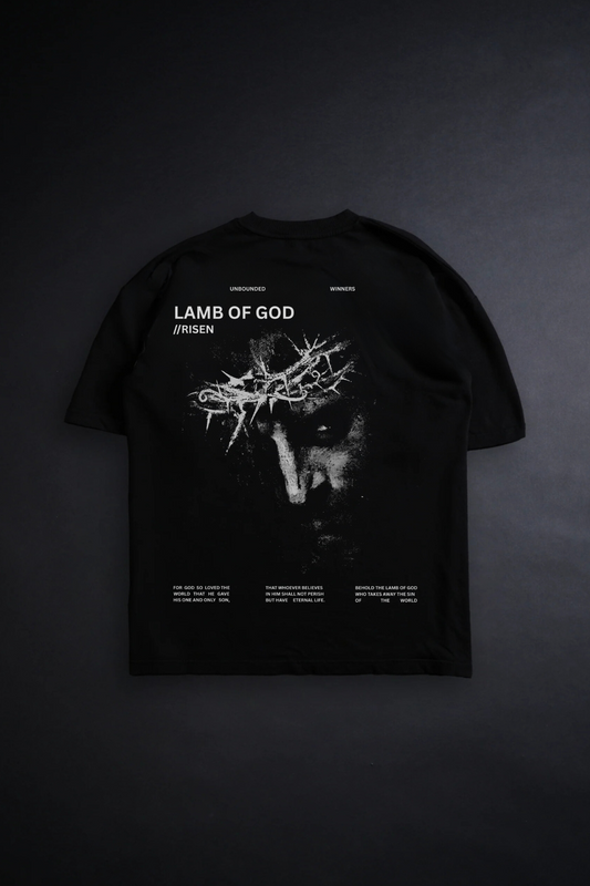 LAMB OF GOD "PREMIUM" TEE IN NOIR